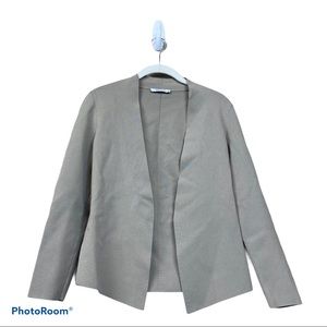 MM lafleur beige open Cardigan Blazer career xs